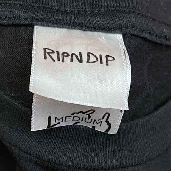 Ripndip Short Sleeve Skateboard Shirt Cat Medium Palm Tree - Picture 6 of 8